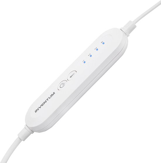 Inventum HB185T Couverture chauffante électrique 180x130 cm - Simple - 4 niveaux de chaleur - Lavable - Arrêt automatique - Polaire - Taupe