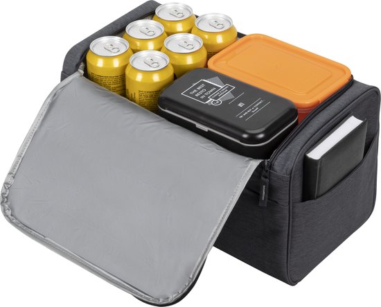 Sac Isotherme - Resto - 19L - Résistant à l'eau - Sangle de transport - Gris foncé