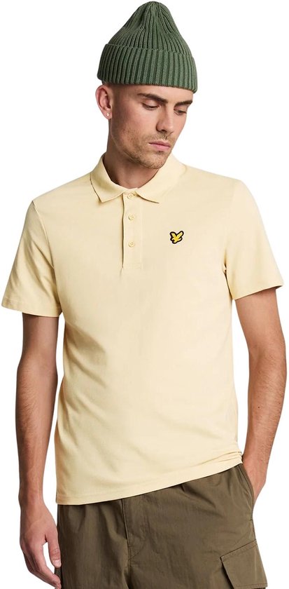 Lyle and Scott Sport SS Polo Hommes Beige 2XL