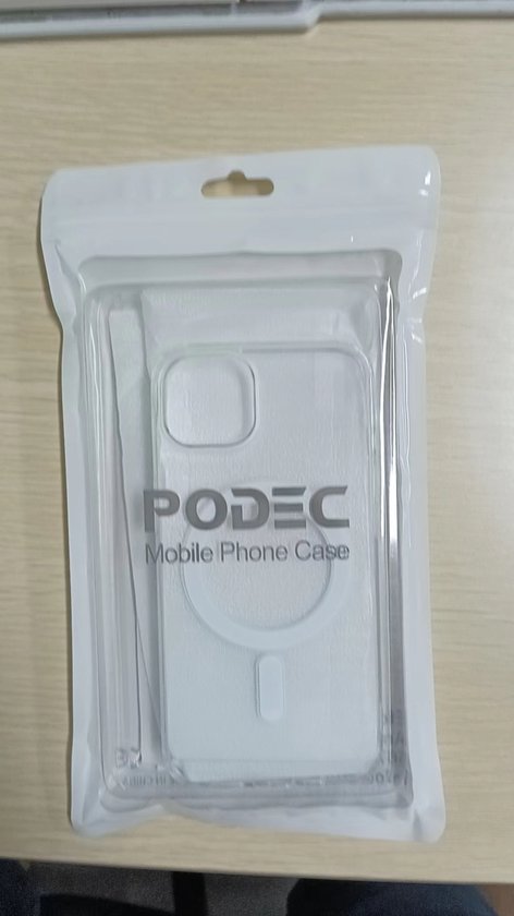 Podec Magsafe Case Suitable for iPhone 13 Pro - With 3x Screen Protector + 3x Camera Protector - Magnetic with Ring Transparent - Phone Case Transparent Case