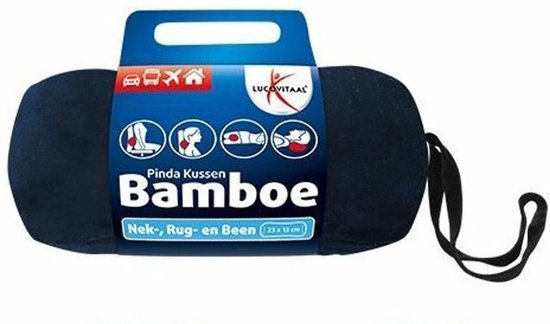Lucovitaal Oreiller de cou en bambou blanc