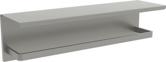 LOFT-GAME Porte-tablette et porte-serviette Gris mat - suspendu