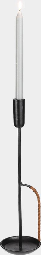 Casa Vivante Turi Chandelier - H48,5 x Ø13,5 cm - Aluminium - Noir