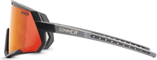 Lunettes de soleil Sinner Pace - Noir mat - Verre bicyclette