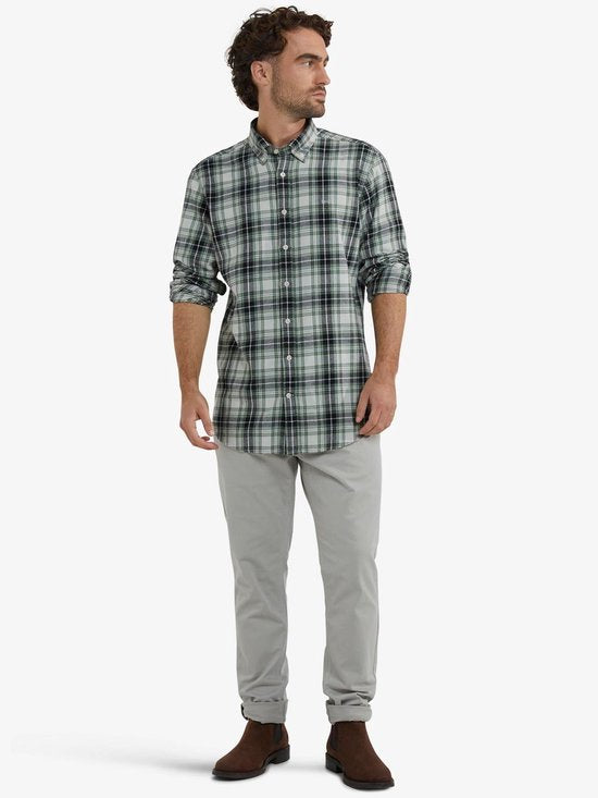 McGregor Shirt Flannel Plaid Green - Taille XL - Hommes - Chemises Casual