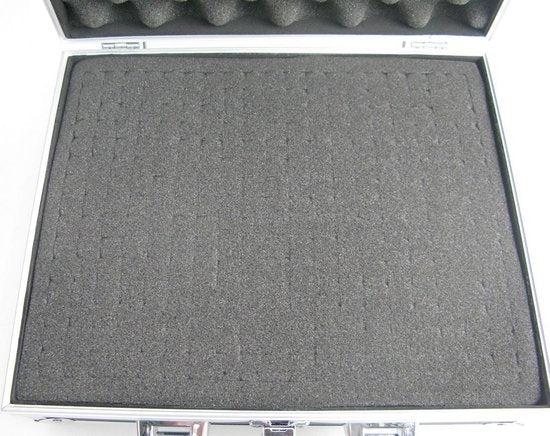 Mallette multifonctionnelle pour l'électronique avec grille en mousse pour les équipements précieux et sensibles 40 x 30 x 11 cm