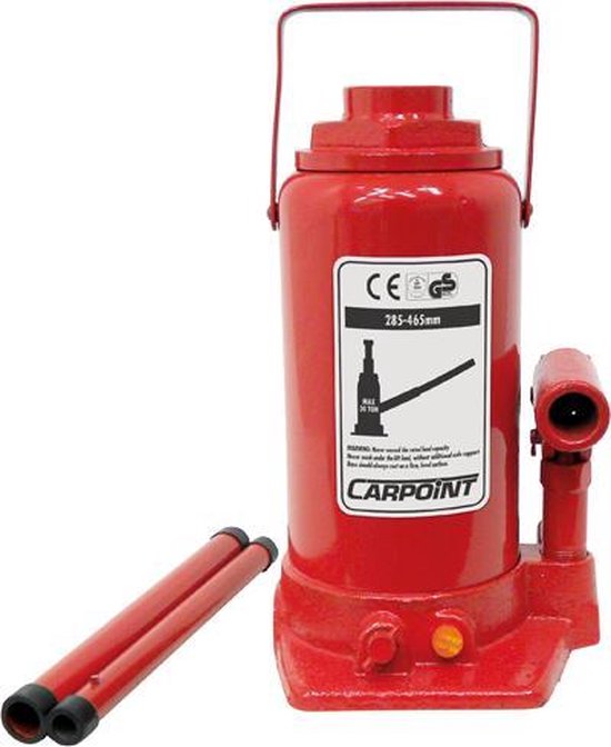 Carpoint Hydraulic Pot Jack 30 Ton | Jack 30,000KG pour voiture, caravane, remorque