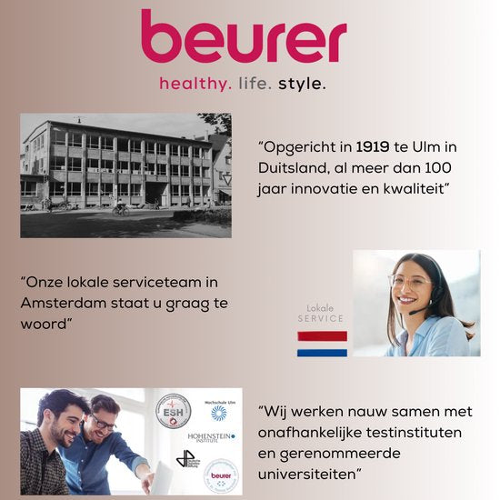 Beurer Heat Pad | Heaty Velvet Smokey Taupe | Heat Pad sans fil | Électrique | Rechargeable | Surface chauffante XL | 45x45 cm | 5 ans de garantie : exclusivement chez Bol.com