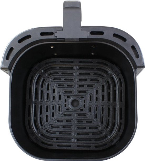 Wartmann Airfryer - Friteuse à air chaud sans PFAS avec fenêtre de visualisation - Nouveau modèle - 5,7 litres - 10 programmes - 1700 watts - Noir