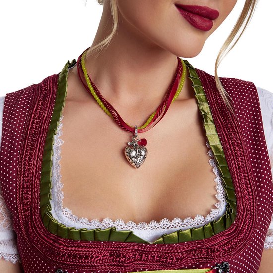 Dressforfun Maxi Dirndl Ruhpolding modèle 2 XL - déguisement costume halloween déguisement fête de carnaval déguisement fête de carnaval - 304653