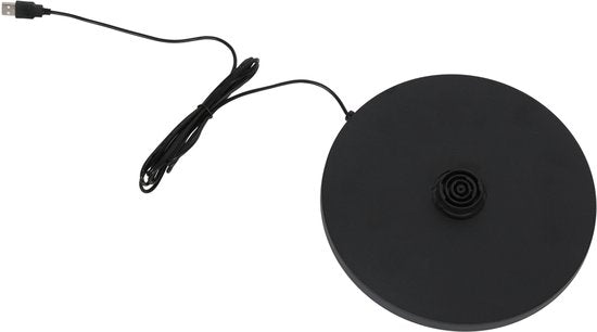 Mexlite - lampadaire - GlowGo - noir - métal - lampe de lecture - LED - 4603ZW