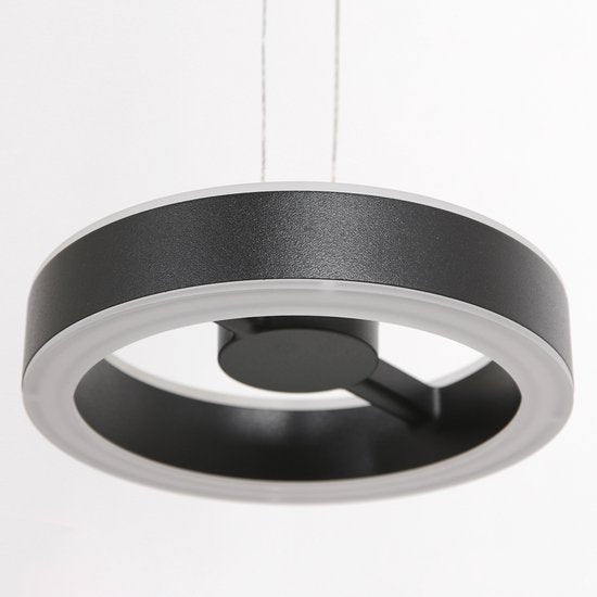 Steinhauer - lampe suspendue - Piola - noir - métal acrylique - lampe design - LED - 3501ZW