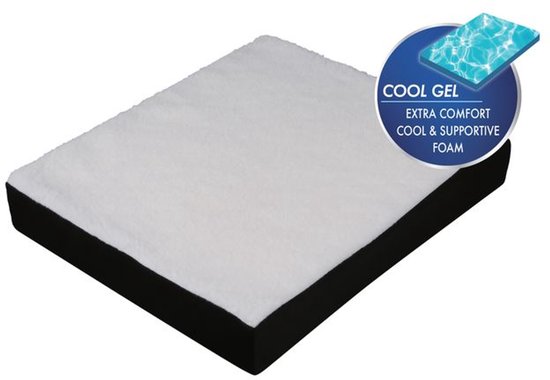 Nexxt Coussin de siège ergonomique avec gel - pour le dos et le bassin - soulageant la pression - Coussin de chaise léger