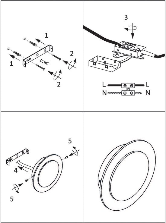 Plafonnier Steinhauer Lido - Acier