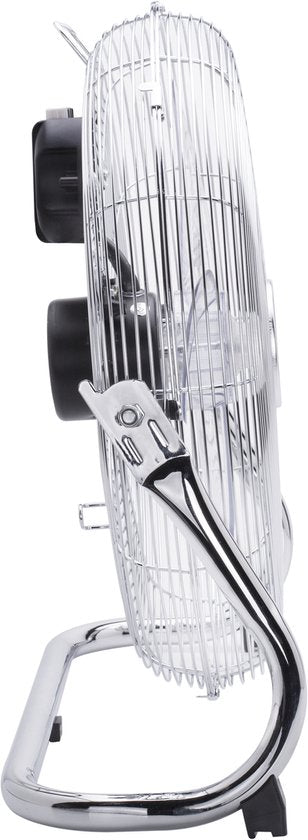 Ventilateur de sol 40 cm - 3 Vitesses - Ventilateur de caisson - Inclinaison 130° - Métal - Tristar VE-5936