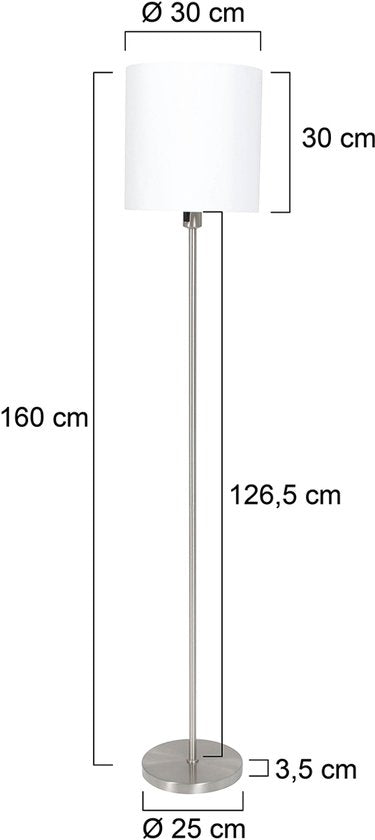 Lampadaire Mexlite Noor - Acier