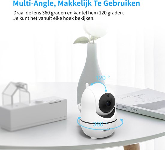 Lakoo BabyGuard EXTENSION'S SET HD PRO - Babyphone avec caméra - 1080p Full HD