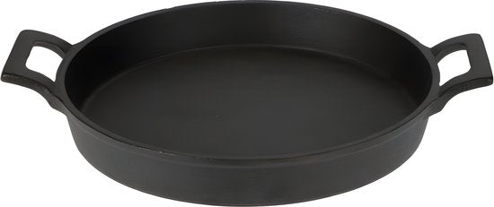 Eurocatch Poêle à frire en fonte 20cm - Poêle à frire - Tappas - Cuisson en plein air - Poignées