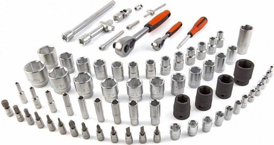 Bahco S800 Jeu de clés à douilles 77 pièces - 1/4" 1/2"