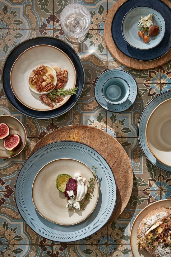 Mica Decorations Assiette Duko - Ø30 cm - 100% FSC Bois de Mangue - Marron