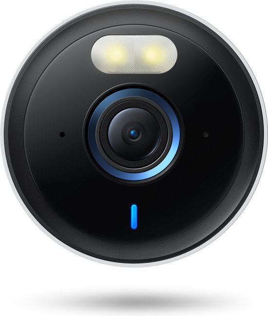eufy Security E330 Outdoor Cameras, 4 Pack with HomeBase 3 - Ensemble de caméras extérieures - résolution 4K Ultra HD, enregistrement 24/7, couverture wifi de 464 m², reconnaissance faciale AI, caméras de sécurité extérieures filaires