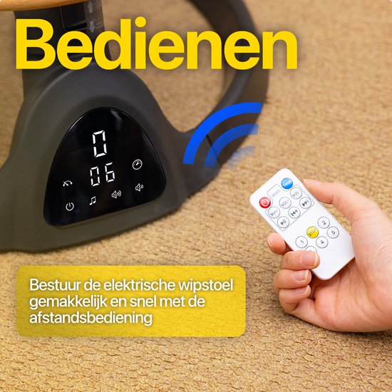 MATTI® - Berceuse électrique - Balançoire pour bébé - Balançoire - Babyswing - Bluetooth et télécommande inclus
