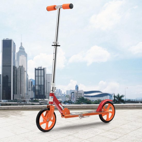 Marchepied / Trottinette pliable - Feu - Roues XXL