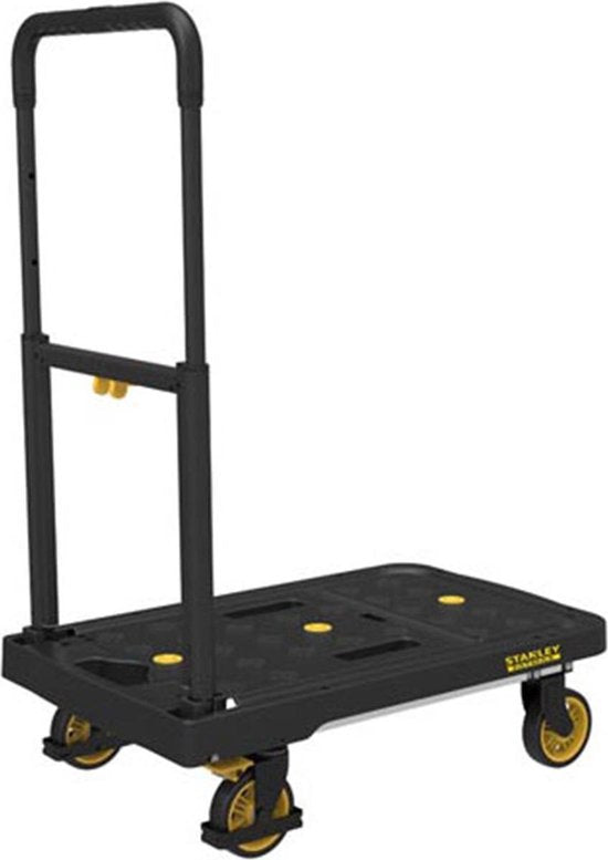Stanley FXWT-712 - Max. 135KG - Aluminium - Pour les travaux, les voyages et les déménagements - Jaune/Noir