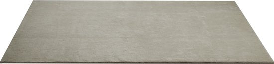 tectake® Tapis à poils courts - 120 x 170 cm - Sable - Tapis pour le salon, la chambre à coucher, la salle à manger - Facile d'entretien et lavable - Sous-couche antidérapante - Antiallergique - Diverses tailles et couleurs