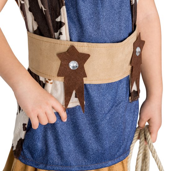 Costume fille cowgirl Wynonna 152 (12-14ans) - Dressforfun - déguisement halloween - carnaval - marron