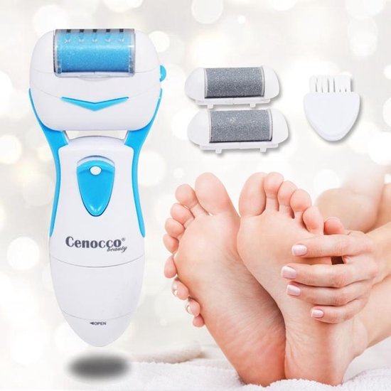 Cenocco Beauty Callus Remover Wet&Dry Electronic- CC-9019 - Rotation à 360° pour des pieds doux et soyeux - Waterproof