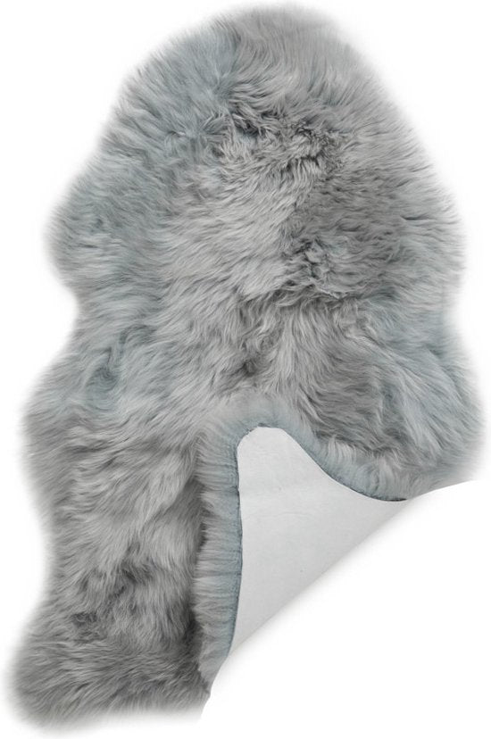 Lifa Living - Tapis en laine - Gris - 160 x 230 cm - 70% Laine et 30% Coton - Hauteur des poils 6 mm - Tissé