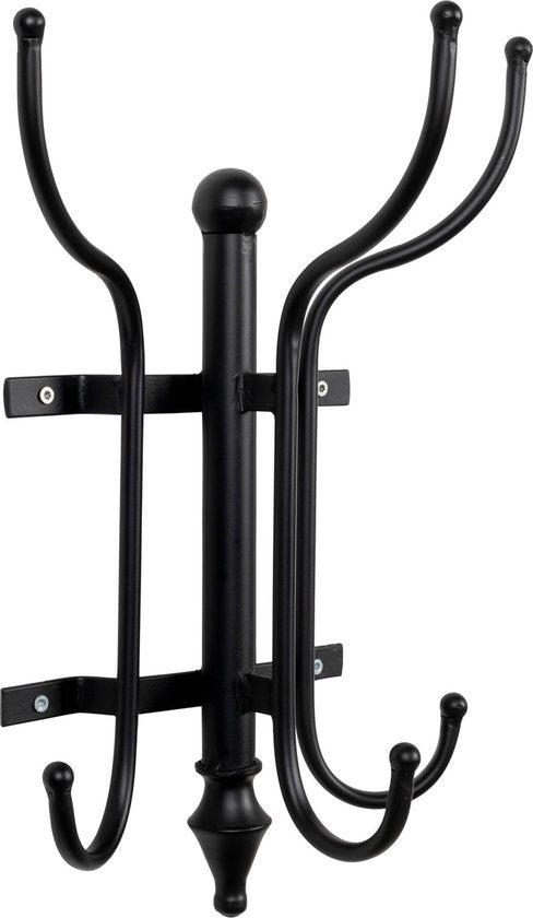 Feliz Lifestyle Porte-manteau mural Ran en métal noir