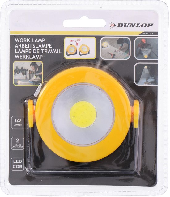Lampe de travail - 120 lumens - Extérieur - Jaune