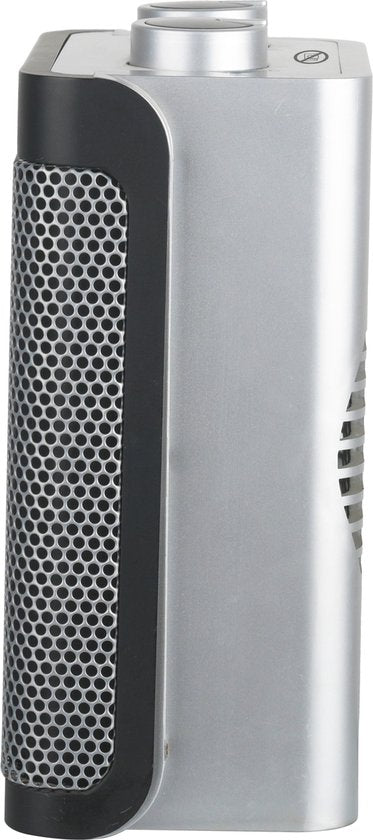 Tomado THC1501B - Chauffage céramique - 24m² - 1500 watts - 2 niveaux de chaleur - Noir/gris
