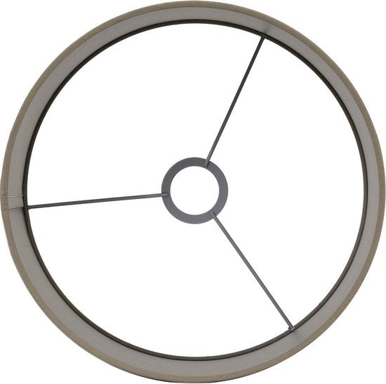 Light & Living Abat-jour cylindrique Saverna - Brun - Ø30x21cm - pour lampes de table, lampes suspendues