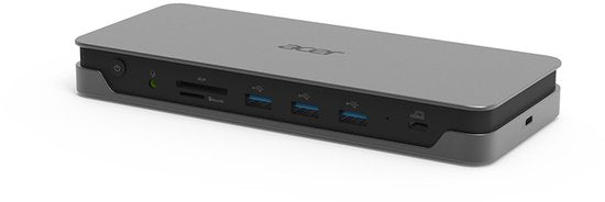 Acer USB Type-C Dock - Station d'accueil - Ordinateur portable - Windows - Chrome - Silver