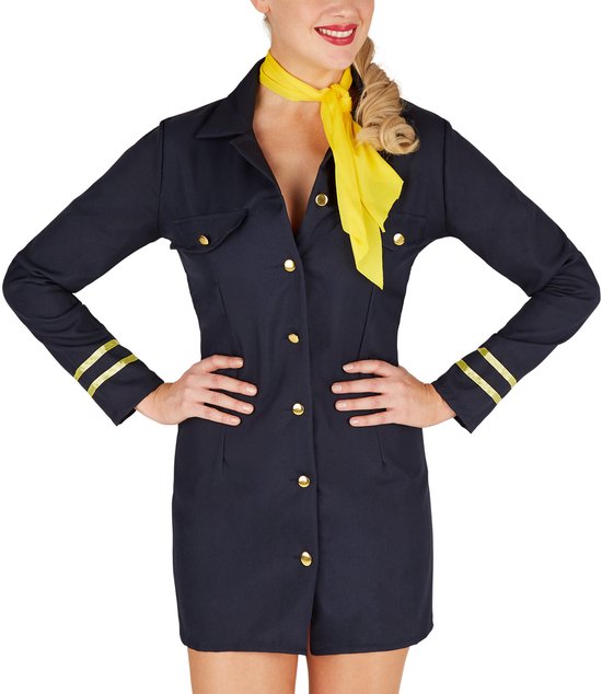 Dressforfun Hôtesse de l'air M - déguisement déguisement carnaval déguisement carnaval déguisement carnaval déguisement carnaval - 301410