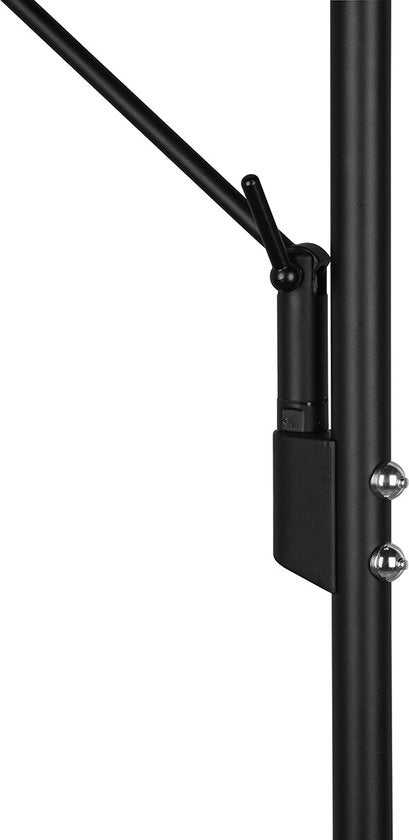 Trio leuchten Brantford - Lampadaire LED - 36,5W - Couleur réglable - Dimmable - Rond - Noir - Aluminium
