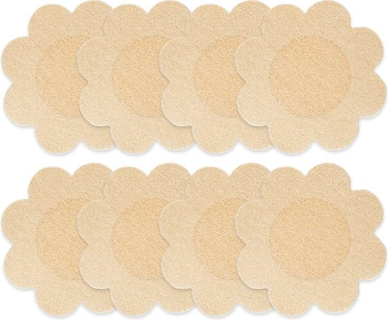 Couvre-mamelons doux et soyeux - 8 pièces - Mamelon - Autocollant - Sticker - Protecteur - Couvre - Soutien-gorge adhésif - Boob Tape