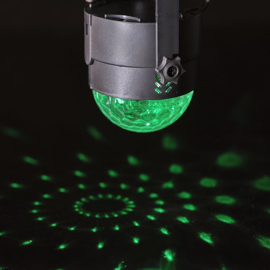 Denver Rotating Disco Light - LED - Discoball - Contrôlé par la musique - Télécommande - Adultes / Enfants - LDB318