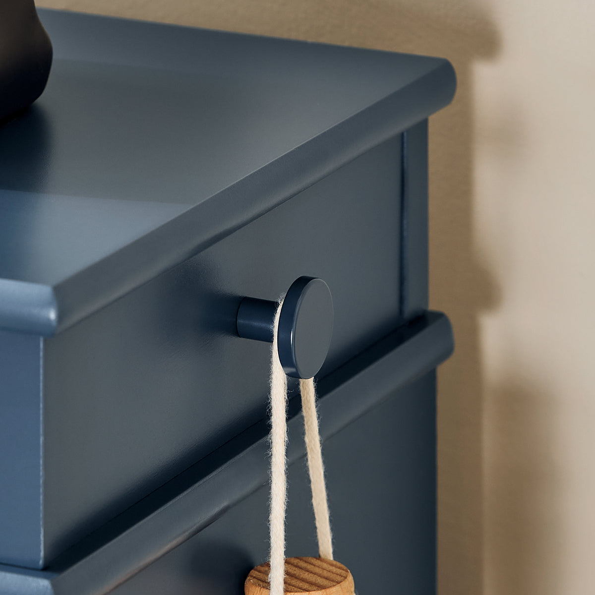 SoBuy Meuble à chaussures avec coussin d'assise et rangement - Bleu - 60 x 24 x 52 cm