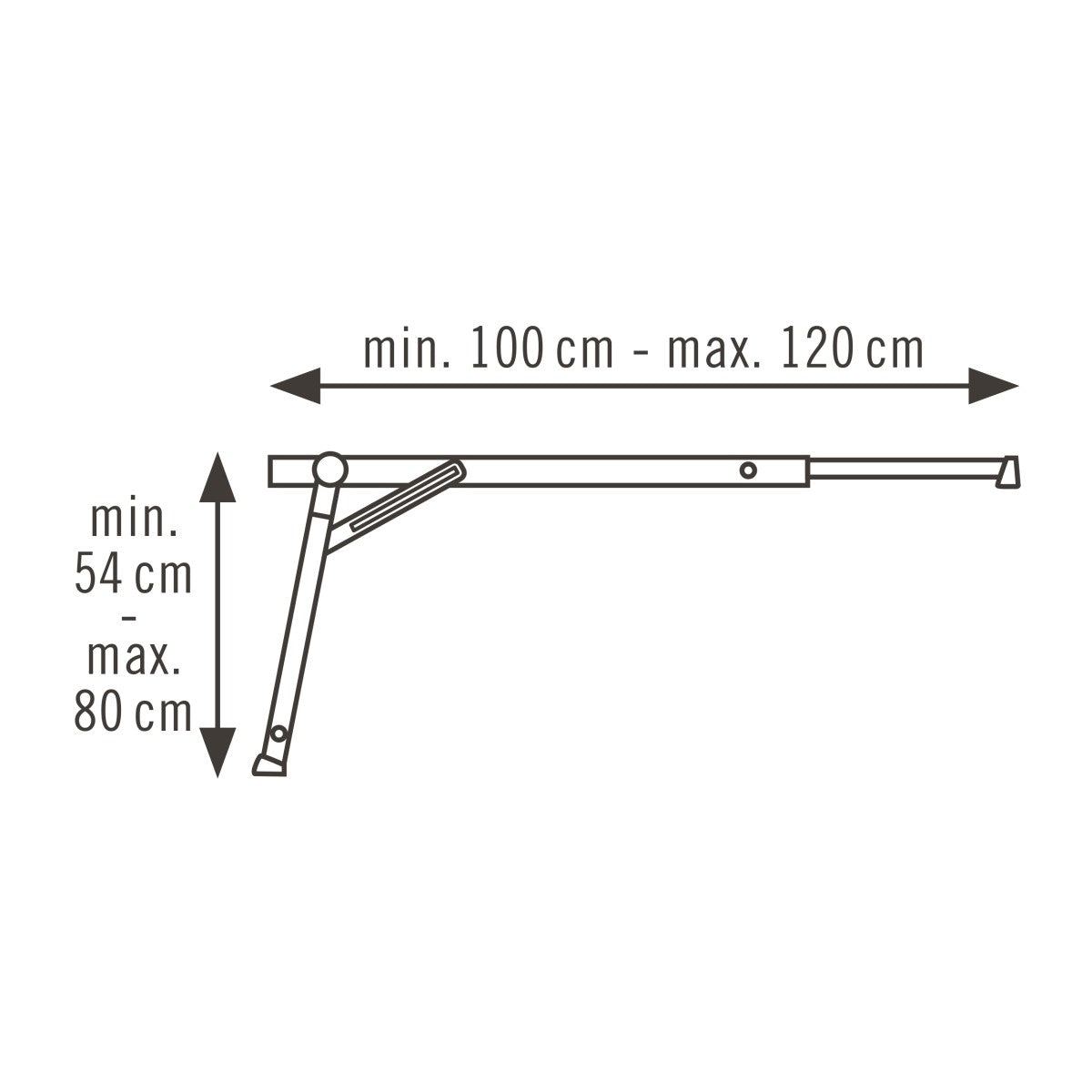 Hailo Plate-forme pour escaliers - Antidérapante - Max. 150 kg - 90 x 57 cm - noir