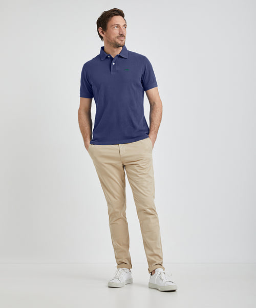 Polo McGregor Classic Hommes - Bleu Vintage - XL