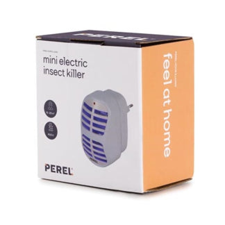 Perel insect killer électrique uv-led voltage grid 900V - 20 m² - blanc -10×10×7 cm