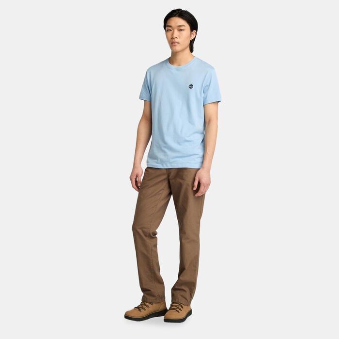 Timberland - Oyster River Chest Logo T-Shirt - Slim Fit & Comfortable - Citadel - Taille XXL