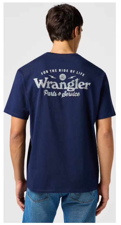 Wrangler Graphic T-Shirt - Bleu marine - Taille S