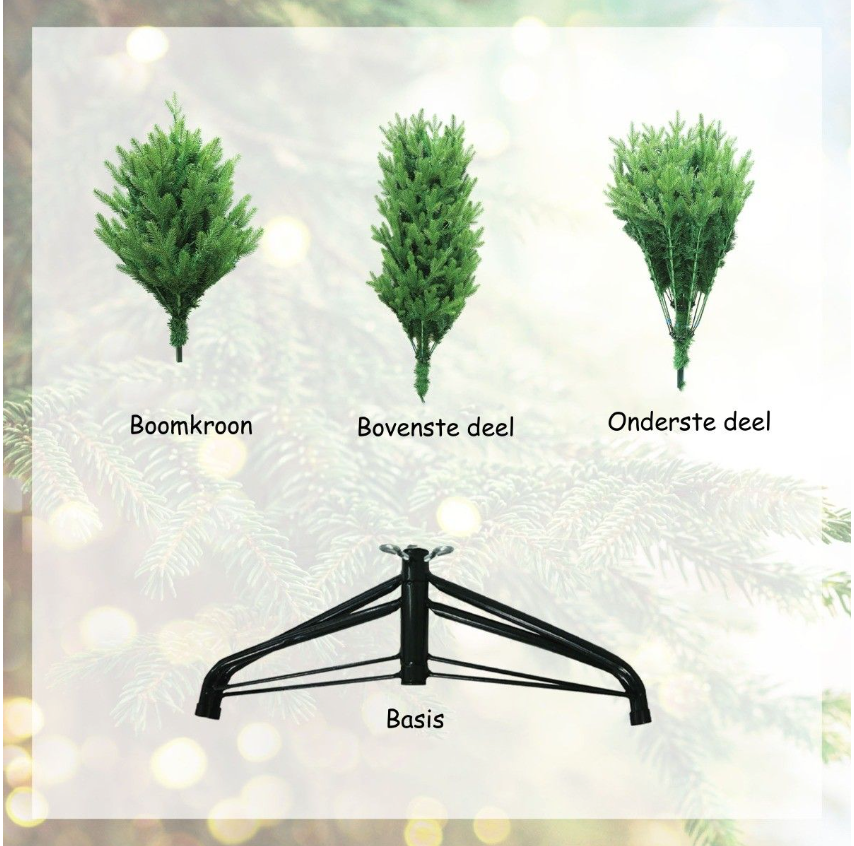 Coast Unit Arbre de Noël artificiel avec 1462 branches en PE et PVC et support métallique 180 cm