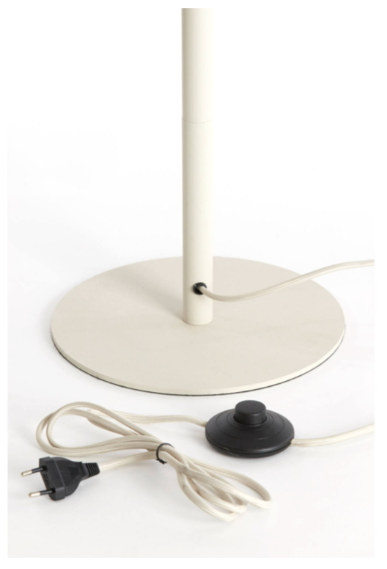 Light & Living - Lampadaire Rodrigo - ø25x135 cm - Métal gris clair - Prise E27 - Design moderne et industriel - Lampadaire mince pour le salon ou la chambre à coucher