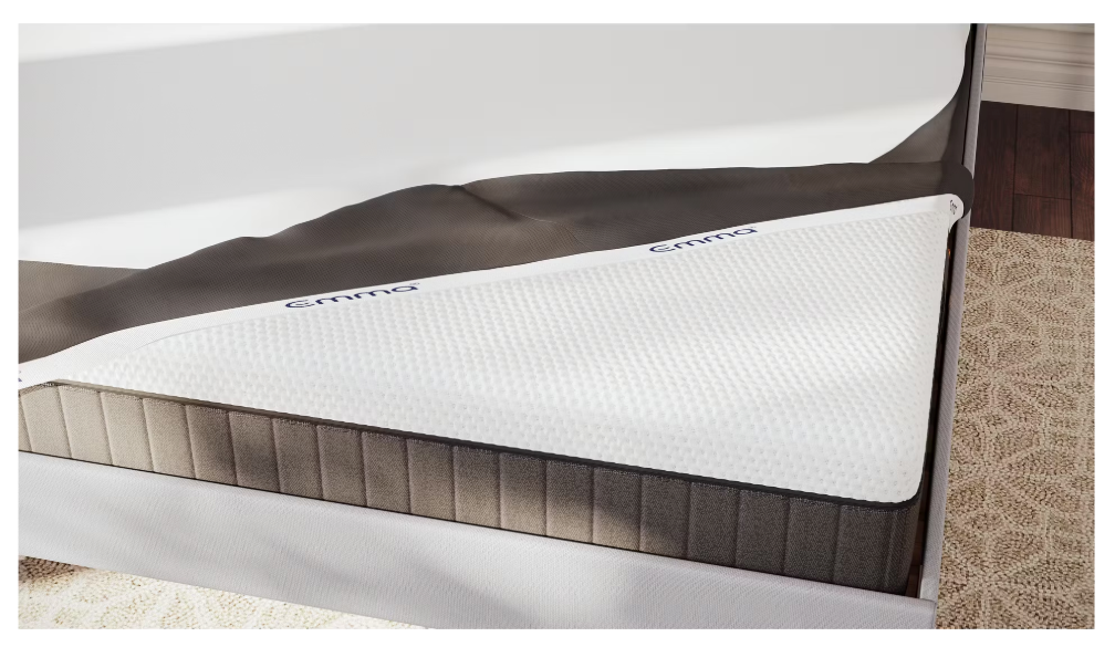 Emma - Protège-matelas - 140x200 cm & imperméable - avec effet antiallergique & structure respirante - pour une hygiène optimale du matelas - Polyester blanc